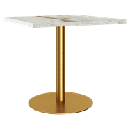 Gold Halo Cafe Table
